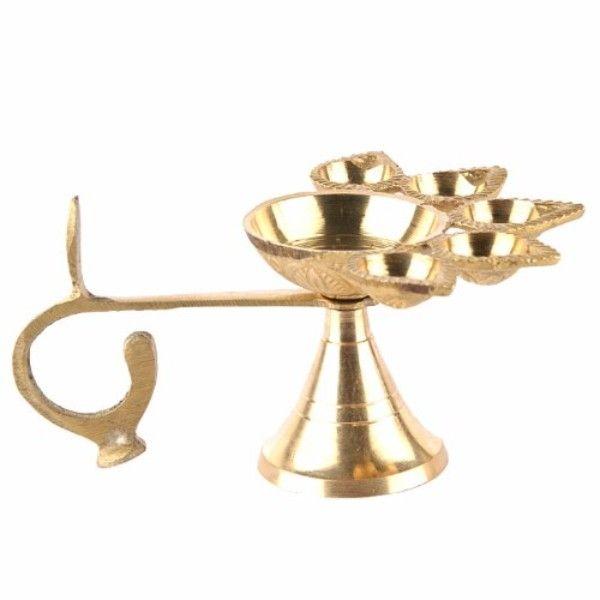 Panchaarti Diya In Brass