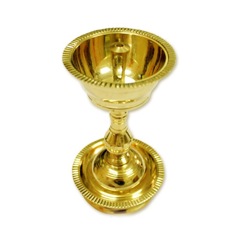 Oil Lamp In Brass- Big