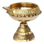 Standing Kuber Diya In Brass