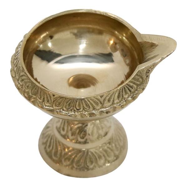 Standing Kuber Diya In Brass