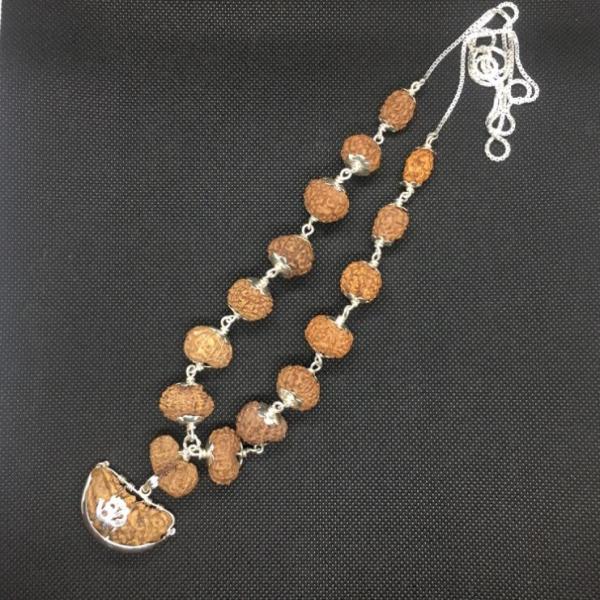 Indonesian Siddha Mala Medium In Silver