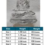 Annapurna Devi Idol In Pure 925 Silver (1)
