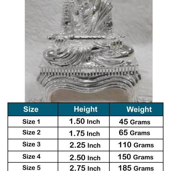 Annapurna Devi Idol In Pure 925 Silver (1)