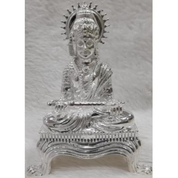 Annapurna Devi Idol In Pure 925 Silver (1)