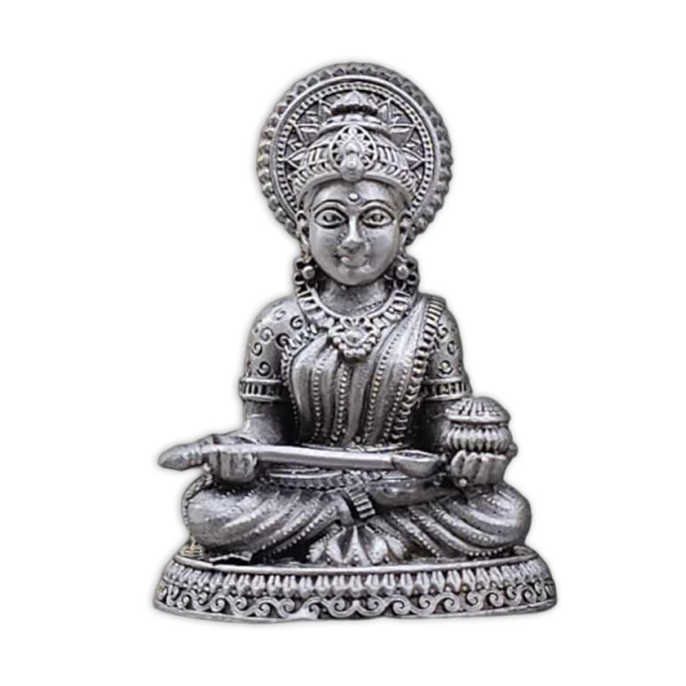 Annapurna Devi Idol In Pure 925 Silver