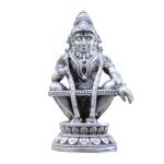 Lord Ayyappa Idol In Pure 925 Silver