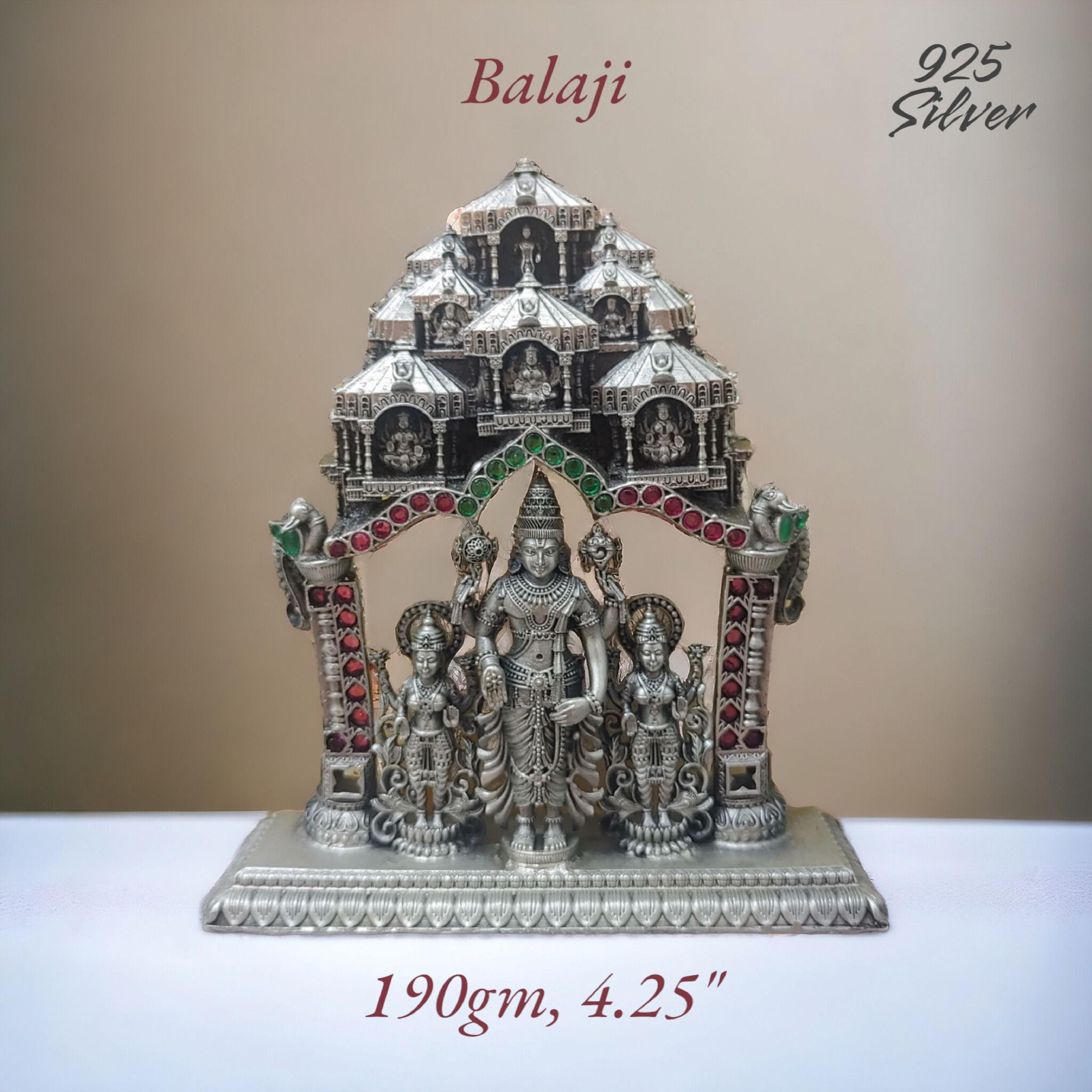 Balaji Idol In Pure 925 Silver (1)