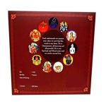 Sai Baba Wooden Frame With Pure Silver Coin Of 7 Grams