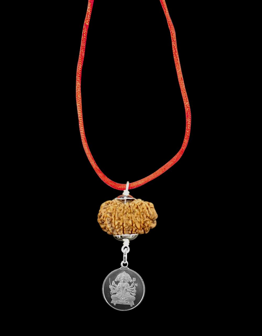 Lord Hanuman Kavach 11 Mukhi Rudraksha With Silver Yantra