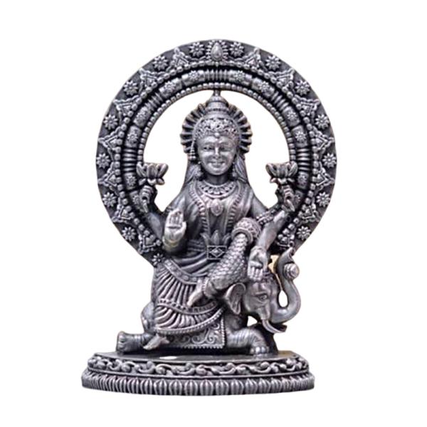 GajaLaxmi Idol In Pure 925 Silver (1)