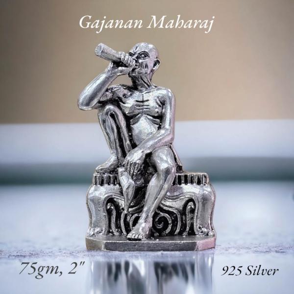 Gajanan Maharaj Idol In Pure 925 Silver