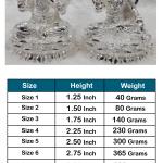 Ganesh Laxmi Idol In Pure 925 Silver (7)