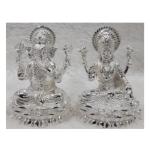 Ganesh Laxmi Idol In Pure 925 Silver (13)