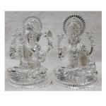 Ganesh Laxmi Idol In Pure 925 Silver (9)