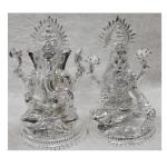 Ganesh Laxmi Idol In Pure 925 Silver (11)