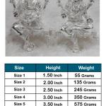 Ganesh Laxmi Idol In Pure 925 Silver (7)