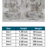 Ganesh Laxmi Idol In Pure 925 Silver (8)