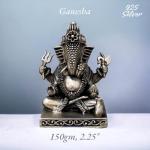 Ganesh Idol In Pure 925 Silver (9)