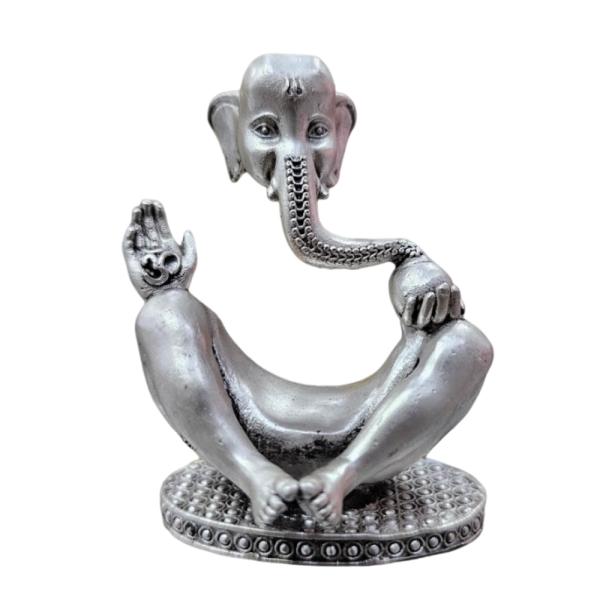 Ganesh Idol In Pure 925 Silver (14)