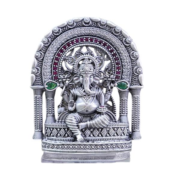 Ganesh Idol In Pure 925 Silver (3)