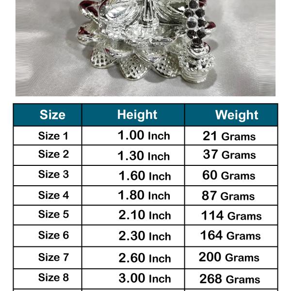 Goddess Laxmi Idol In Pure 925 Silver (3)