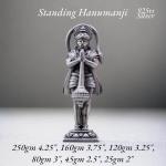 Hanuman Idol In Pure 925 Silver (3)