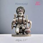 Hanuman Idol In Pure 925 Silver