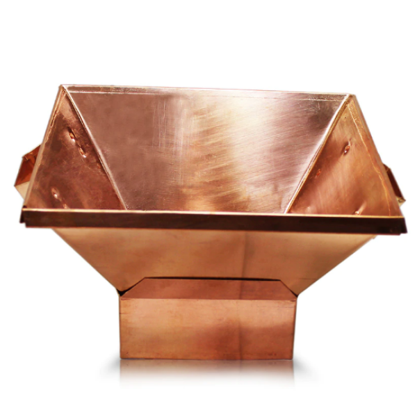 Havan Kund In Copper With Base Large