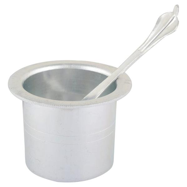 Panchapatra With Pali In Pure Silver