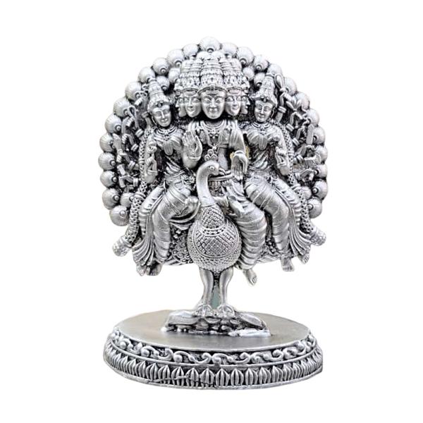 Lord Karthikeya Idol In Pure 925 Silver (1)