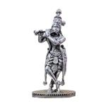 Shree Krishna Idol In Pure 925 Silver (3)