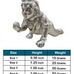 Laddu Gopal Idol In Pure 925 Silver (1)
