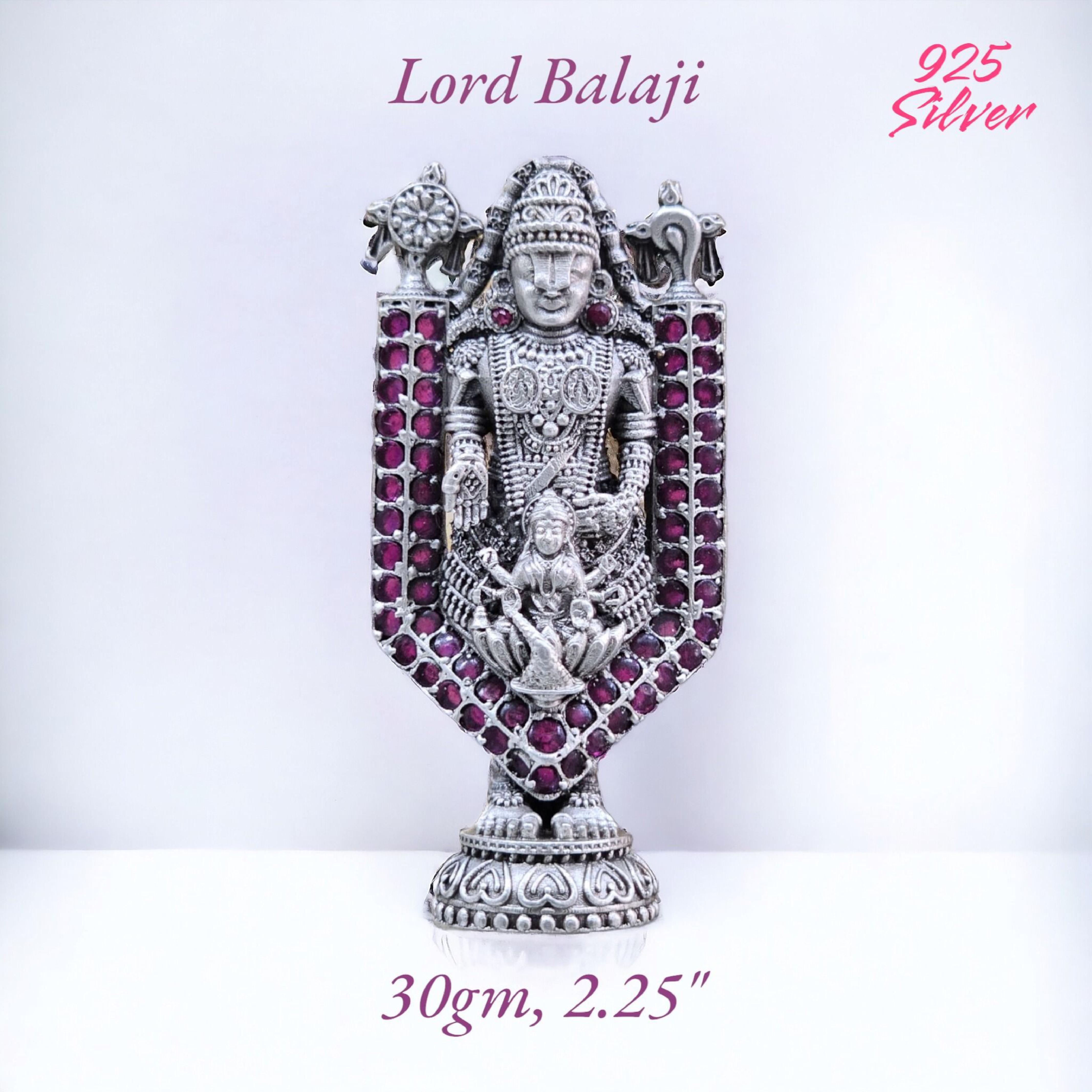 Balaji Idol In Pure 925 Silver (3)