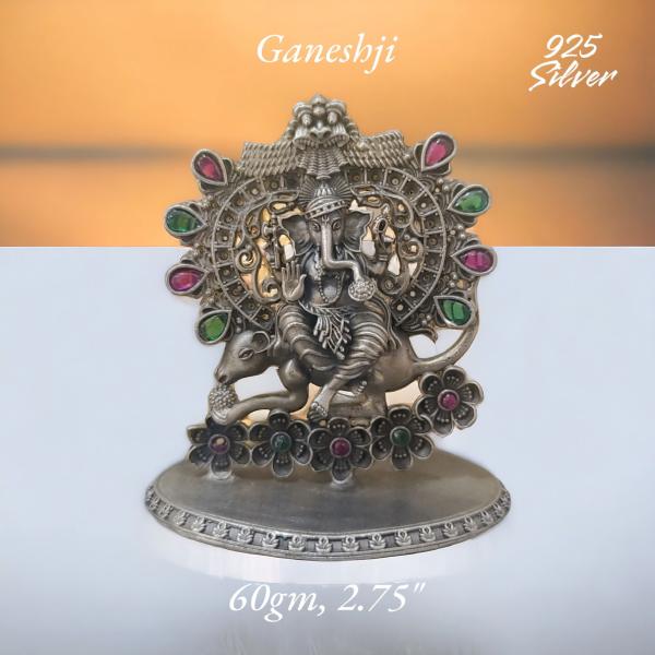 Ganesh Idol In Pure 925 Silver