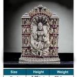 Goddess Padmavati Idol In Pure 925 Silver