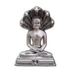 Parshvanath Idol In Pure 925 Silver (1)