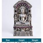 Parshvanath Idol In Pure 925 Silver