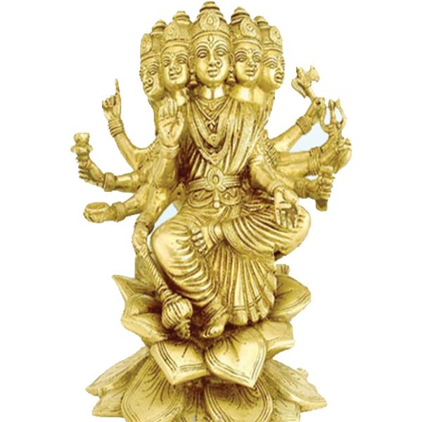 Gayatri Idol In Brass