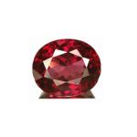 Natural Red Garnet Gemstone 8-9 Carats Oval