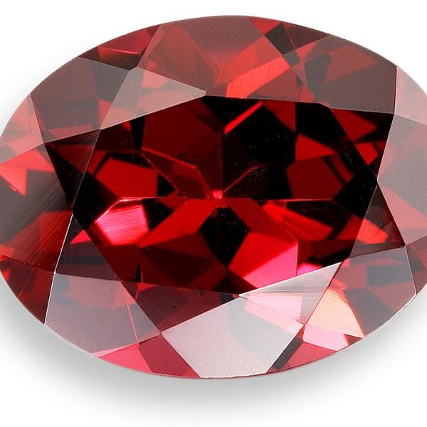 Natural Red Garnet Gemstone 9-11 Carats Oval