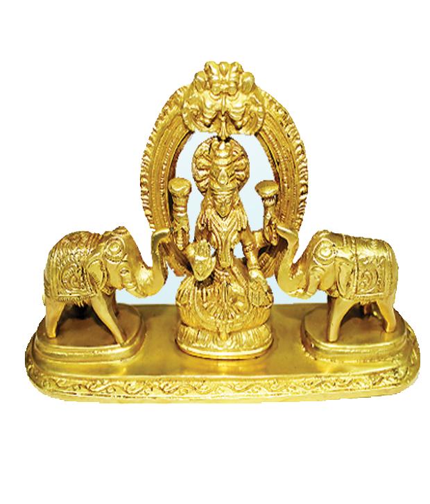 Gajalakshmi In Brass