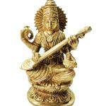 Saraswati Idol In Brass