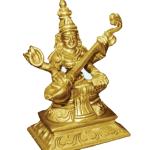 Saraswati Idol Playing Veena
