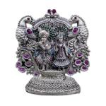 Radhe Krishna Idol In Pure 925 Silver (2)