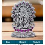 Radhe Krishna Idol In Pure 925 Silver