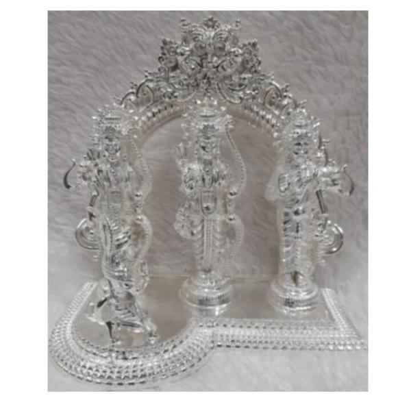Ram Darbar Idol In Pure 925 Silver (1)