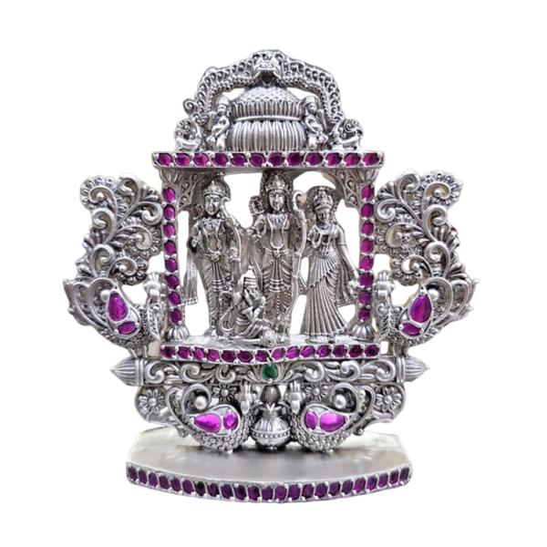 Ram Darbar Idol In Pure 925 Silver