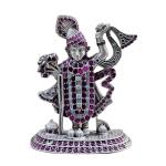 Shrinathji Idol In Pure 925 Silver-(1)