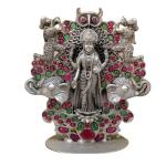 Goddess Laxmi Idol In Pure 925 Silver