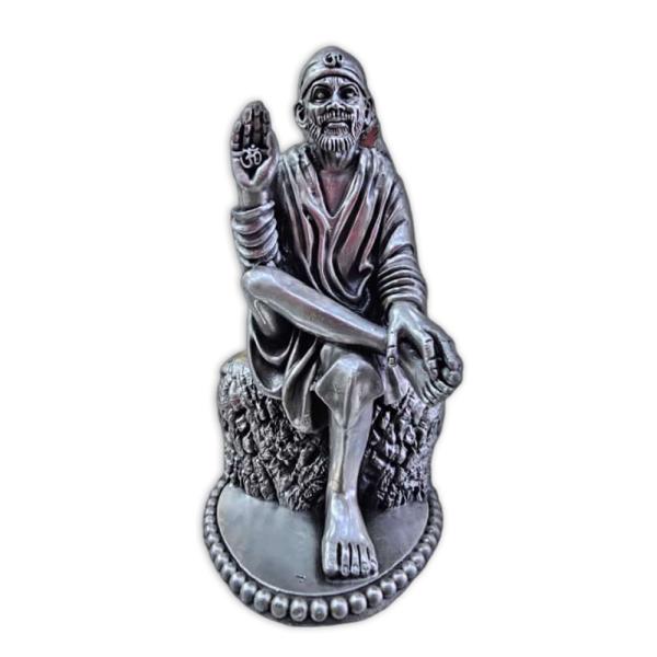 Sai Baba Idol In Pure 925 Silver (1)